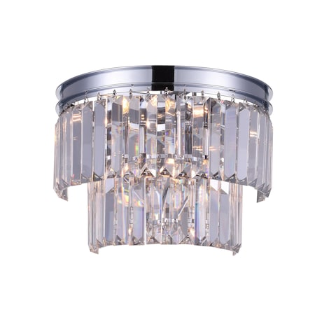 Cwi Lighting Weiss 4 Light Wall Sconce With Chrome Finish 9969W10-4-601